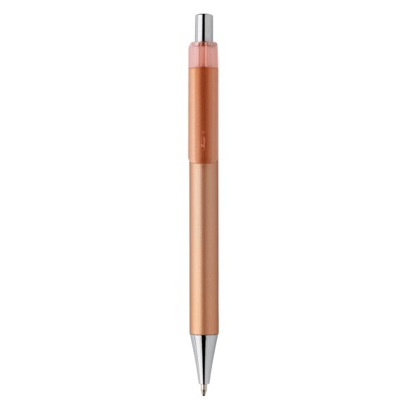 X8 metallic pen, brown