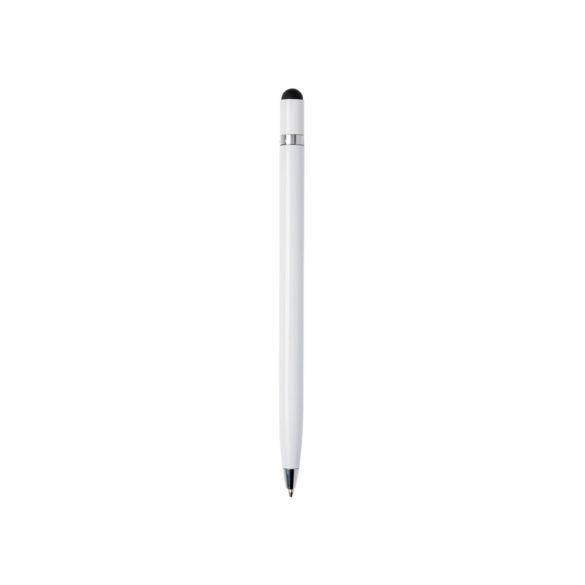 Simplistic metal pen, white