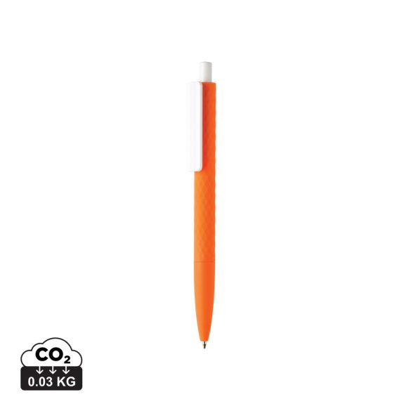 X3 RCS certified R-ABS pen smooth touch, orange