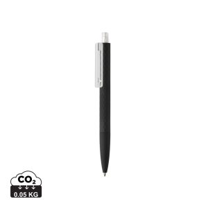 X3 RCS certified R-ABS black smooth touch pen, transparent
