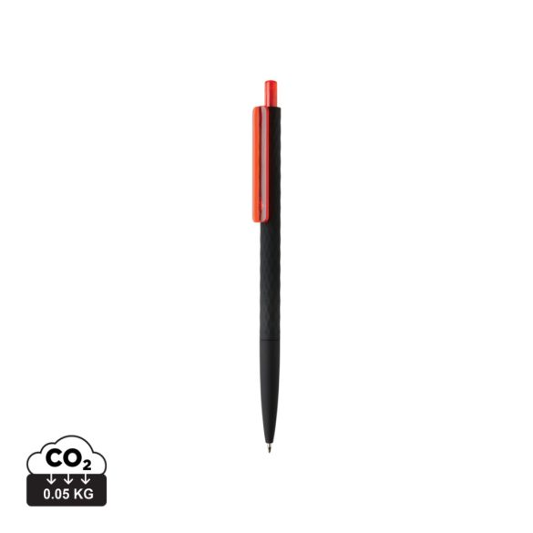 X3 black smooth touch pen, red