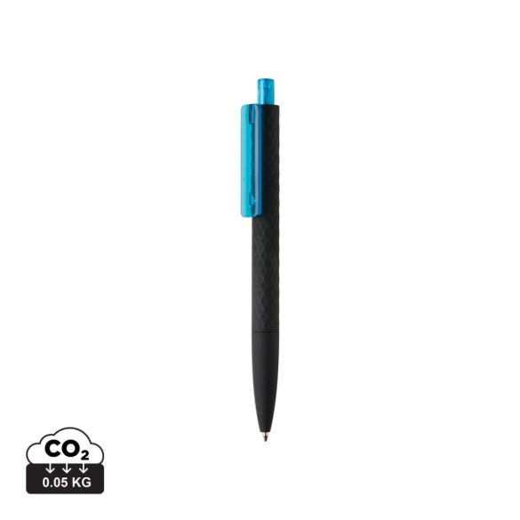 X3 black smooth touch pen, blue