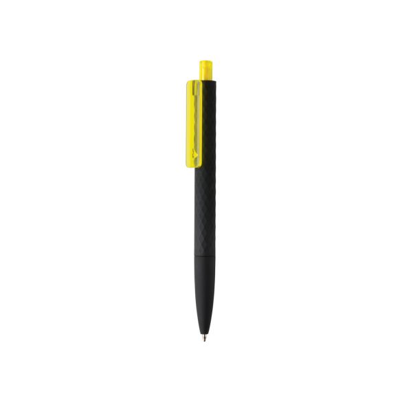 X3 RCS certified R-ABS black smooth touch pen, yellow