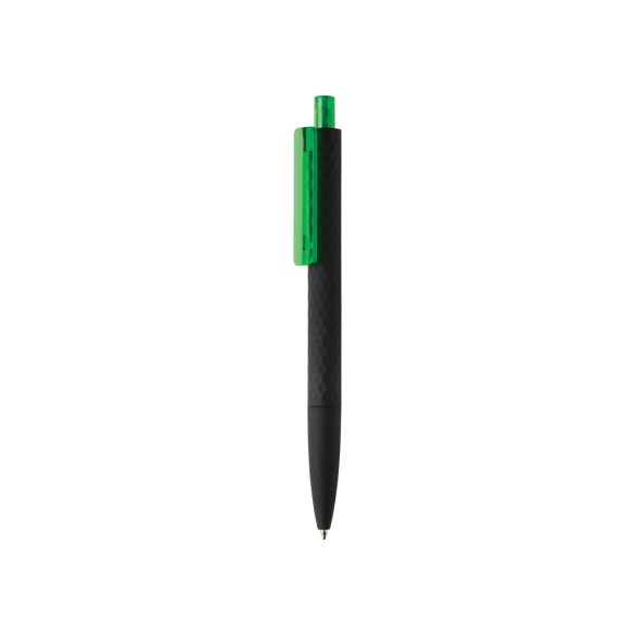 X3 RCS certified R-ABS black smooth touch pen, green