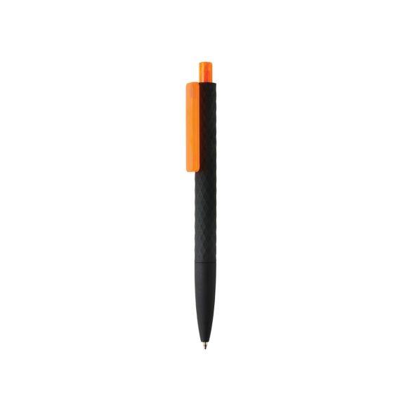 X3 RCS certified R-ABS black smooth touch pen, orange