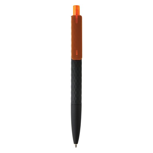 X3 RCS certified R-ABS black smooth touch pen, orange