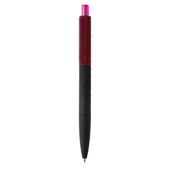 X3 RCS certified R-ABS black smooth touch pen, pink