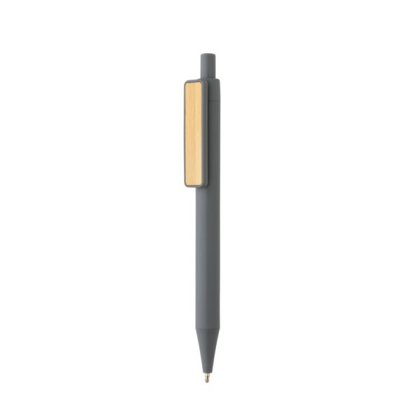 GRS RABS pen with bamboo clip, grey