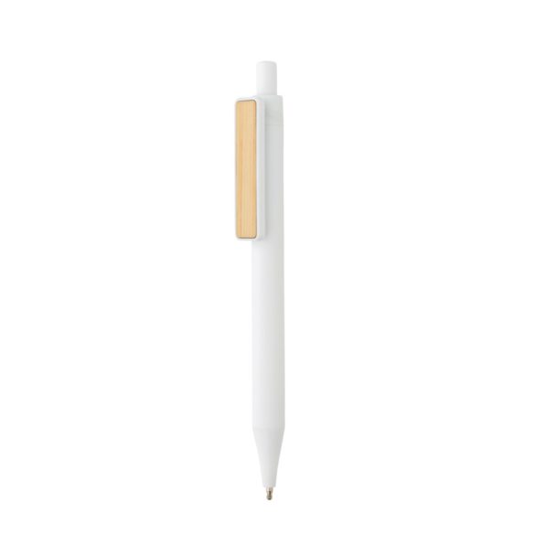 GRS RABS pen with bamboo clip, white