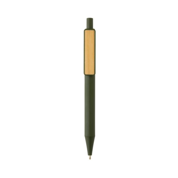 GRS RABS pen with bamboo clip, green