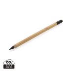 FSC® bamboo infinity pencil with eraser, brown