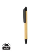 Write responsible recycled paper barrel pen, black