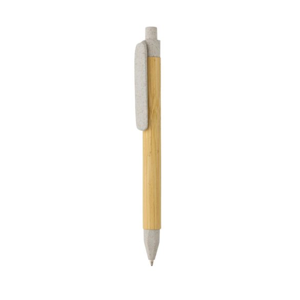 Write responsible recycled paper barrel pen, off white