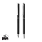   Swiss Peak Cedar RCS certified recycled aluminium pen set, black