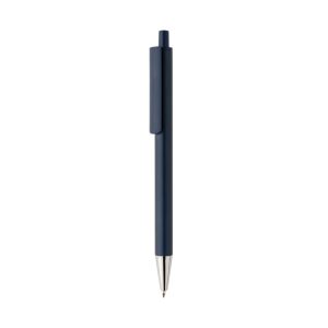 Amisk RCS certified recycled aluminum pen, blue