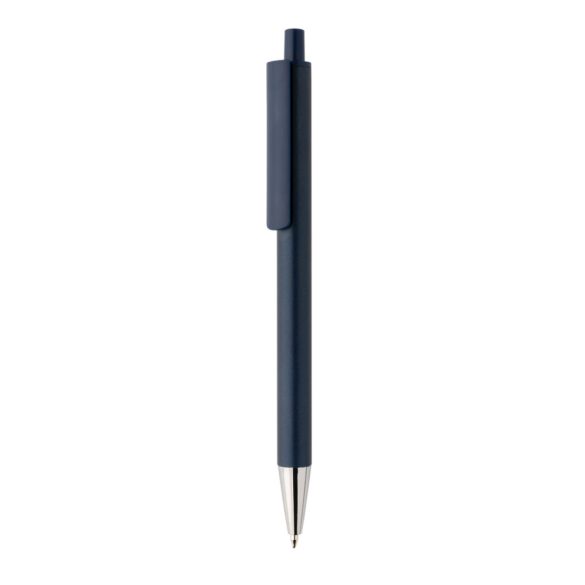 Amisk RCS certified recycled aluminum pen, blue