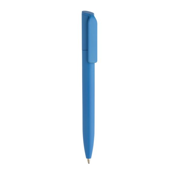 Pocketpal GRS certified recycled ABS mini pen, sky blue