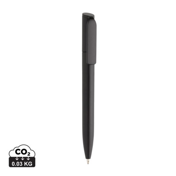 Pocketpal GRS certified recycled ABS mini pen, black