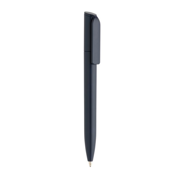 Pocketpal GRS certified recycled ABS mini pen, navy