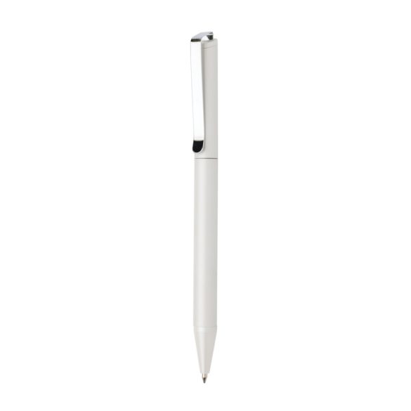 Xavi RCS certified recycled aluminium pen, white