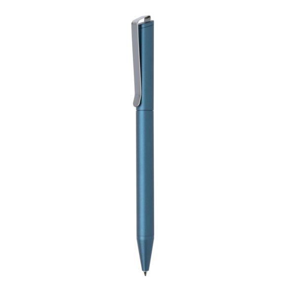 Xavi RCS certified recycled aluminium pen, royal blue