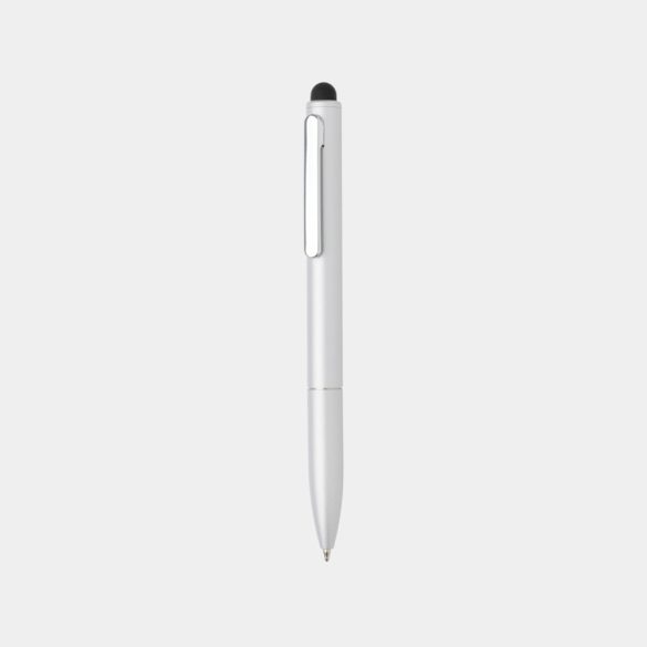 Kymi RCS certified recycled aluminium pen with stylus, silver