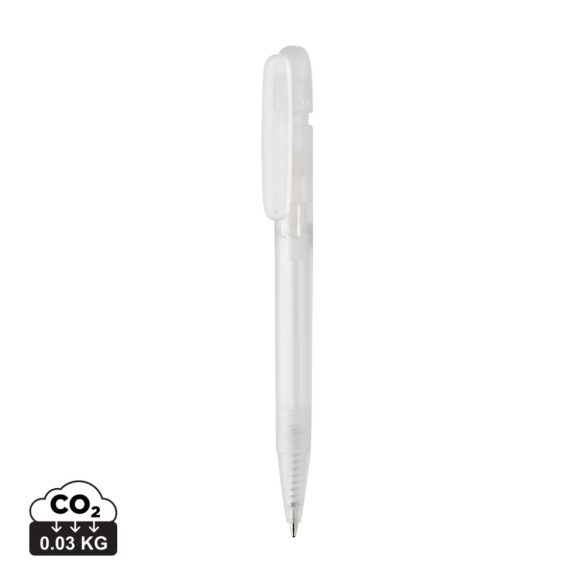 Devin GRS certified RABS pen transparent, white