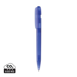 Devin GRS certified RABS pen transparent, blue