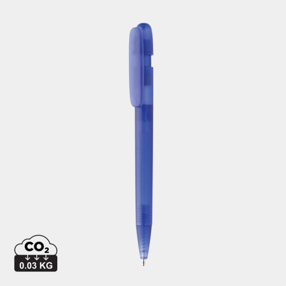 Devin GRS certified RABS pen transparent, blue