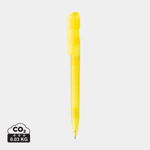 Devin GRS certified RABS pen transparent, yellow