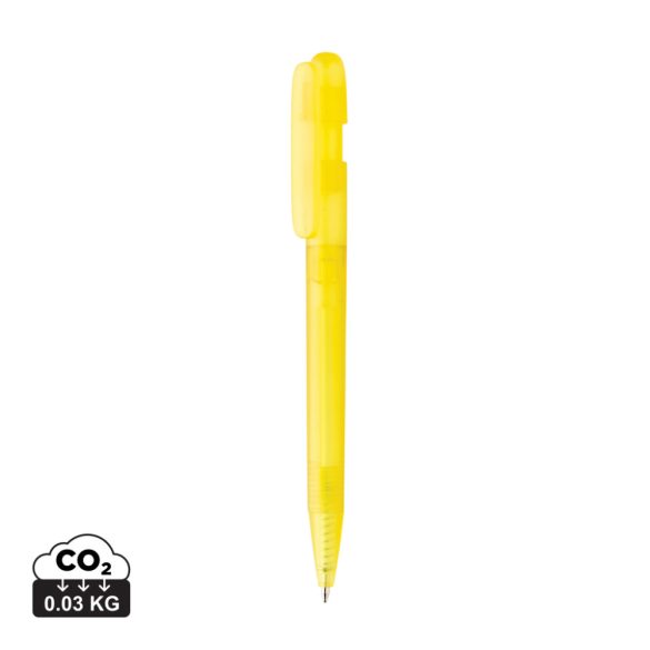 Devin GRS certified RABS pen transparent, yellow