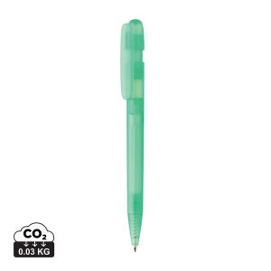 Devin GRS certified RABS pen transparent, green