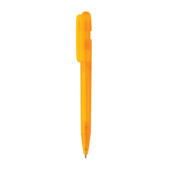 Devin GRS certified RABS pen transparent, orange