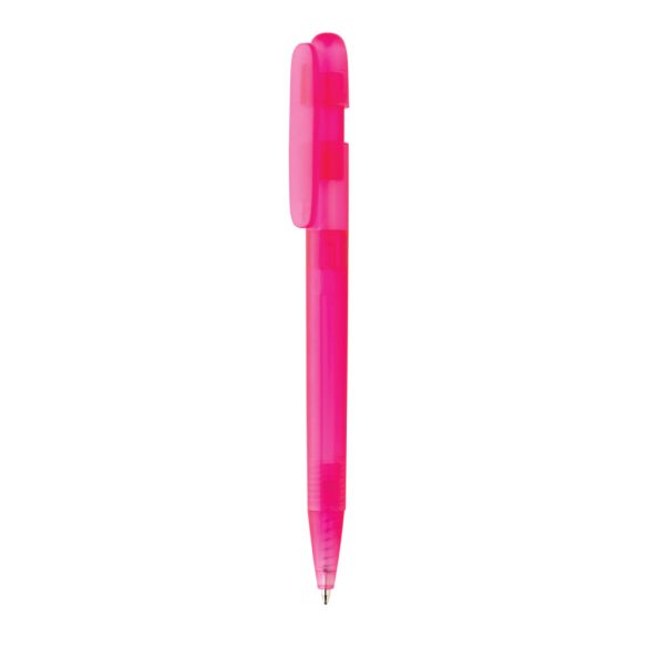 Devin GRS certified RABS pen transparent, pink