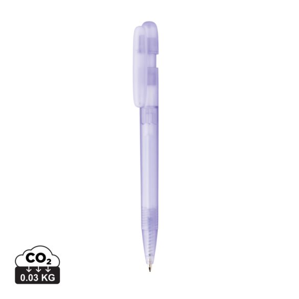 Devin GRS certified RABS pen transparent, purple