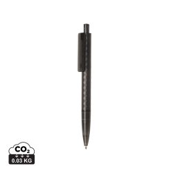 X3 GRS recycled PC plastic pen frosted, black