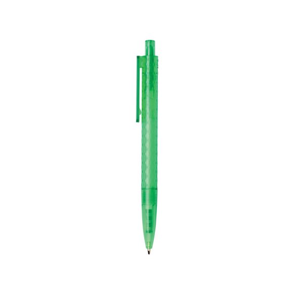 X3 GRS recycled PC plastic pen frosted, green