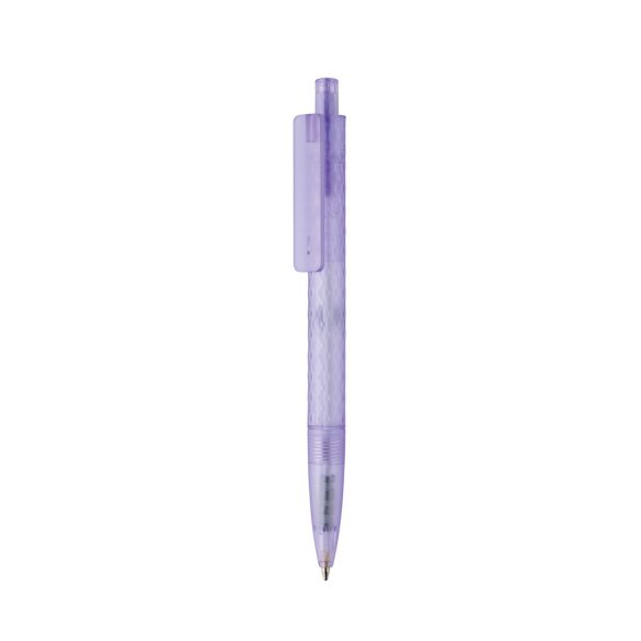 X3 GRS recycled PC plastic pen frosted, purple