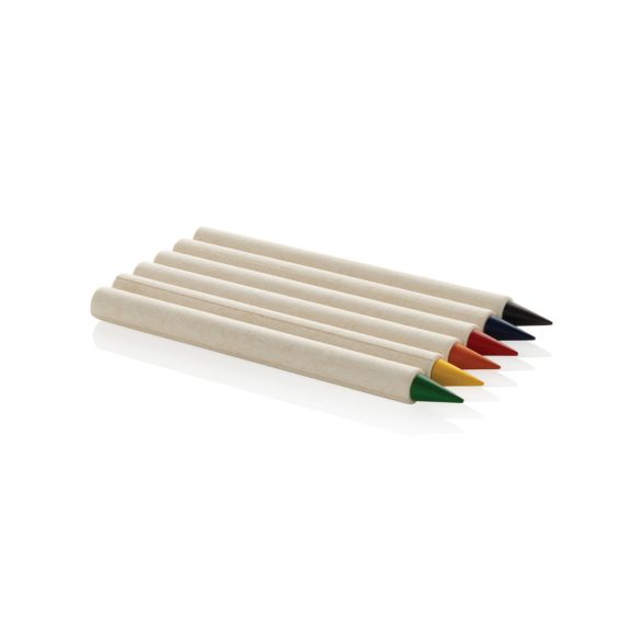 Micki GRS infinity 6pc colouring pencil set, white