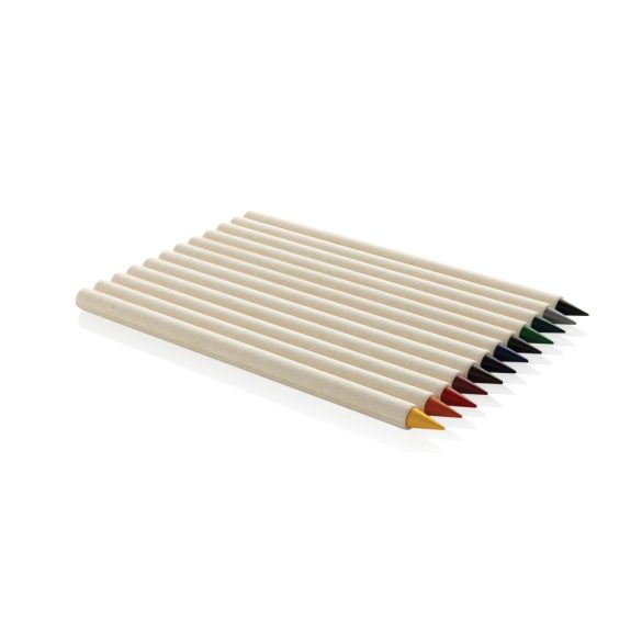 Micki GRS infinity 12pc colouring pencil set, white