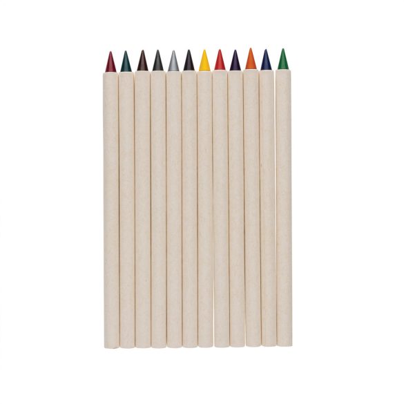 Micki GRS infinity 12pc colouring pencil set, white