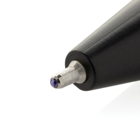 Vibe GRS certified R-ABS pen with ultra glide ink, black