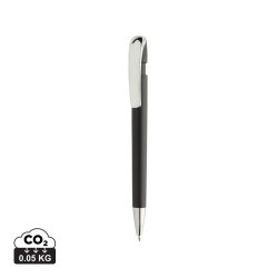 Glide GRS certified R-ABS Metal Clip Pen, black