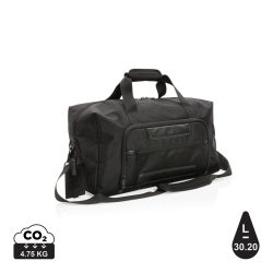 Swiss Peak AWARE™ RPET Voyager weekend bag, black