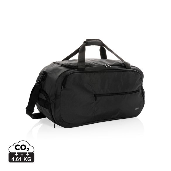 Swiss Peak AWARE™ RPET sports duffel, black