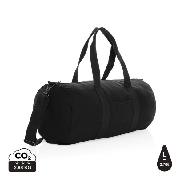 Impact Aware™ 285gsm rcanvas duffle bag undyed, black