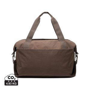 KENTO URBAN RCS recycled nylon Weekender, brown