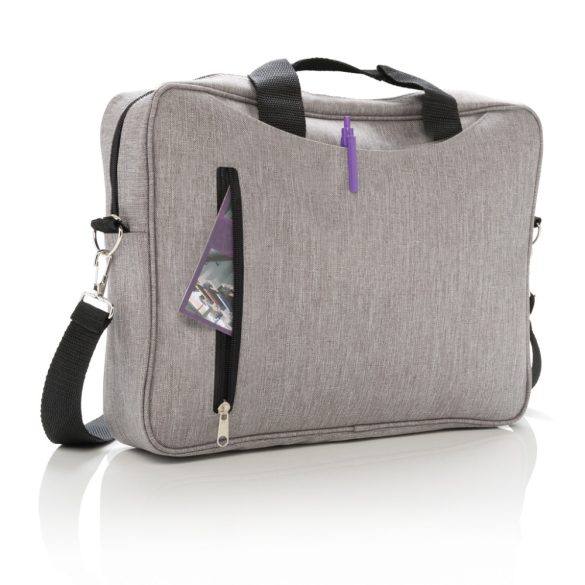 Classic 15” laptop bag, grey