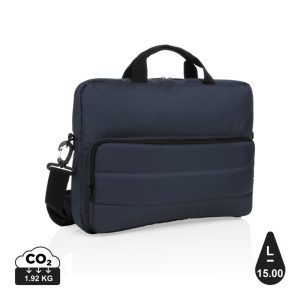 Impact AWARE™ RPET 15.6"laptop bag, navy