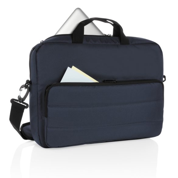 Impact AWARE™ RPET 15.6" laptop bag, navy